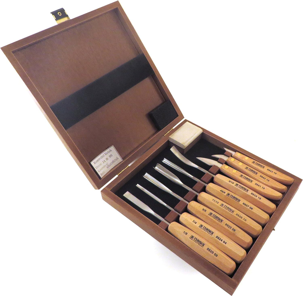 Narex 9 Piece Carving Chisel Set in Wooden Presentation Box