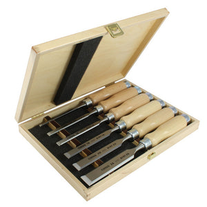 Narex Wood Line Profi Set of Bevel Edge Chisels- Set in Presentation Box (6,10,12,16,20,26mm)