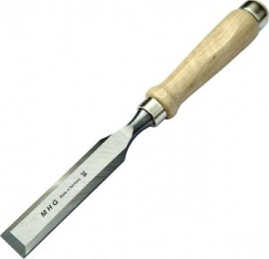MHG Regular Chisels: Clear Finished Hornbeam Handle: Sold Individually from $24.00